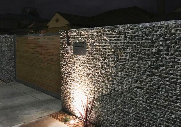 Ideas for street appeal utilising gabion design