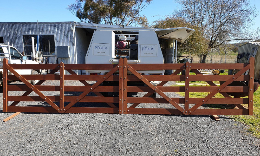 Double Cross Brace Gates