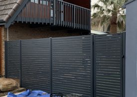 Slats & Gates project by SMC Fencing Construction in Silver Sands, SA