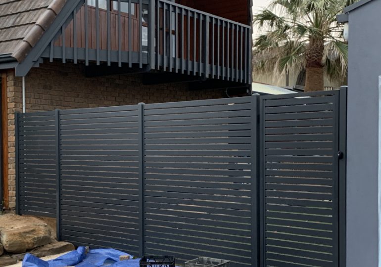Slats & Gates project by SMC Fencing Construction in Silver Sands, SA